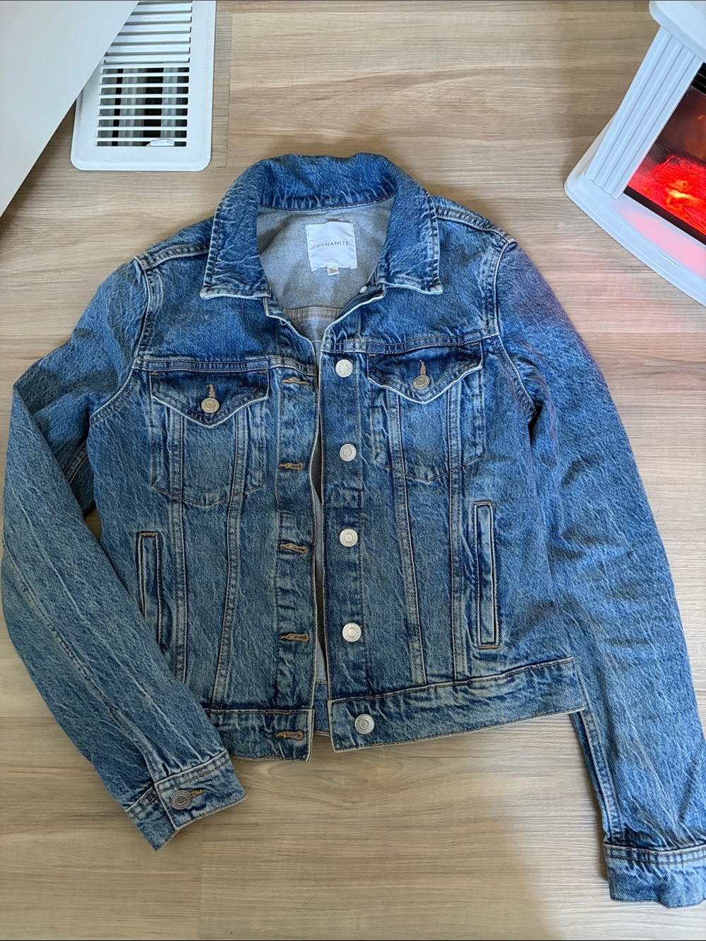 Dynamite Blue Washed Denim Jacket